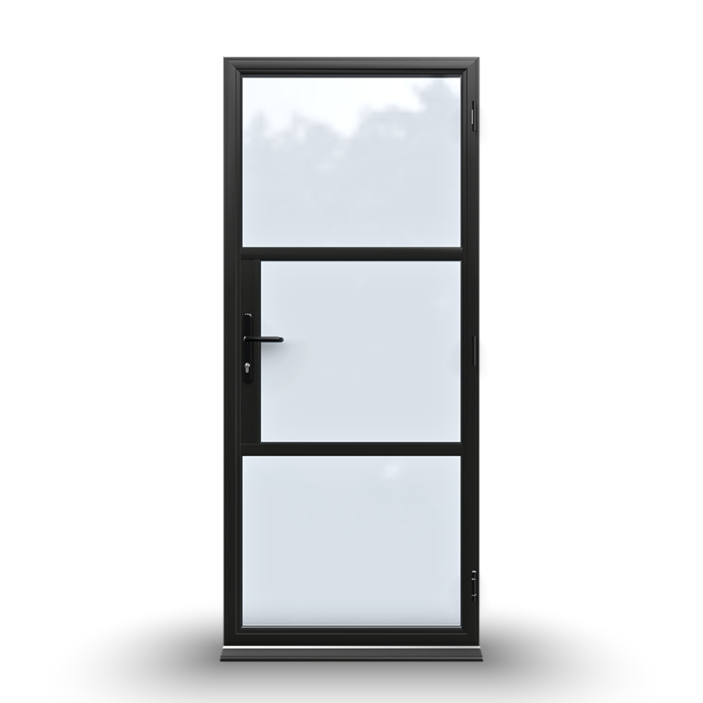 0.9m x 2.1m Aluminium Single Door