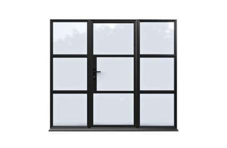 2.4m x 2.1m Aluminium Single Door 