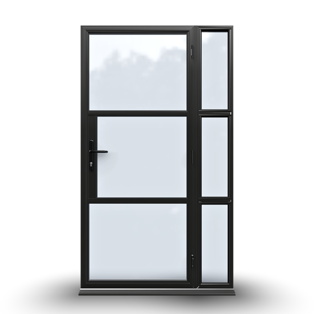 1.2m x 2.1m Aluminium Single Door 