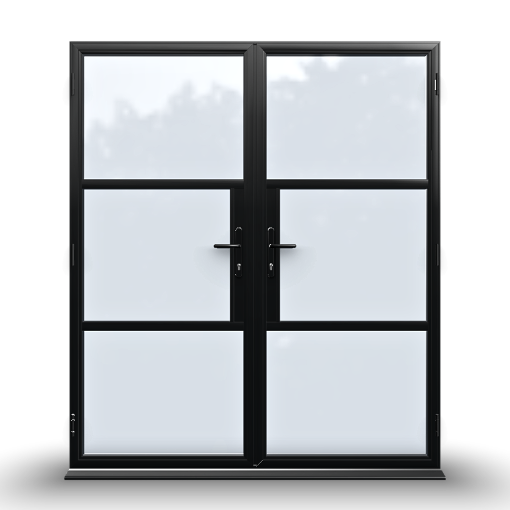1.8m x 2.1m Aluminium French Door