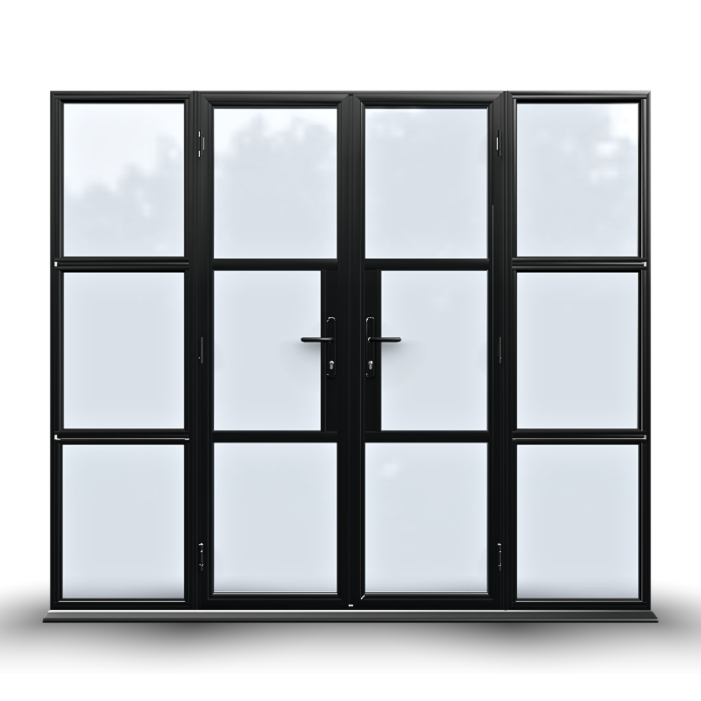 2.4m x 2.1m Aluminium French Door