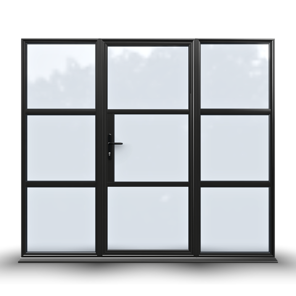 2.4m x 2.1m Aluminium Single Door 